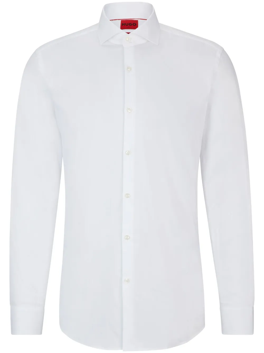 HUGO camisa con cuello italiano | blanco | Image 1