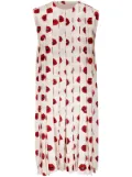 KHAITE Blazz graphic-print dress - Neutrals