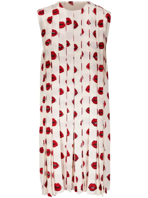 KHAITE Blazz graphic-print dress