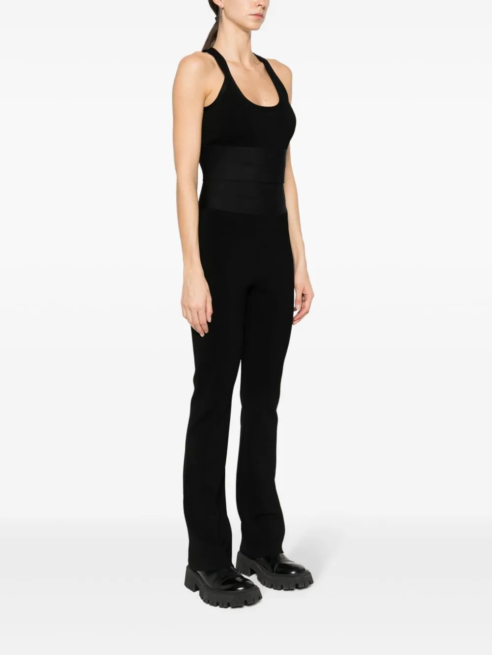 Alexander Wang Broek met logoband Zwart