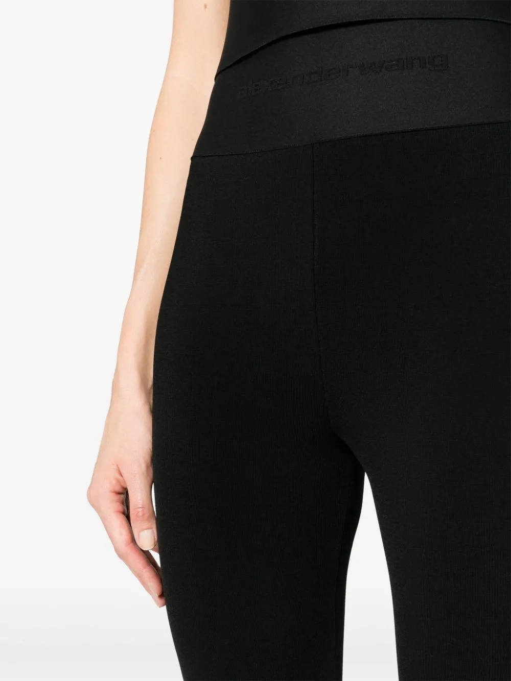 Alexander Wang Broek met logoband Zwart