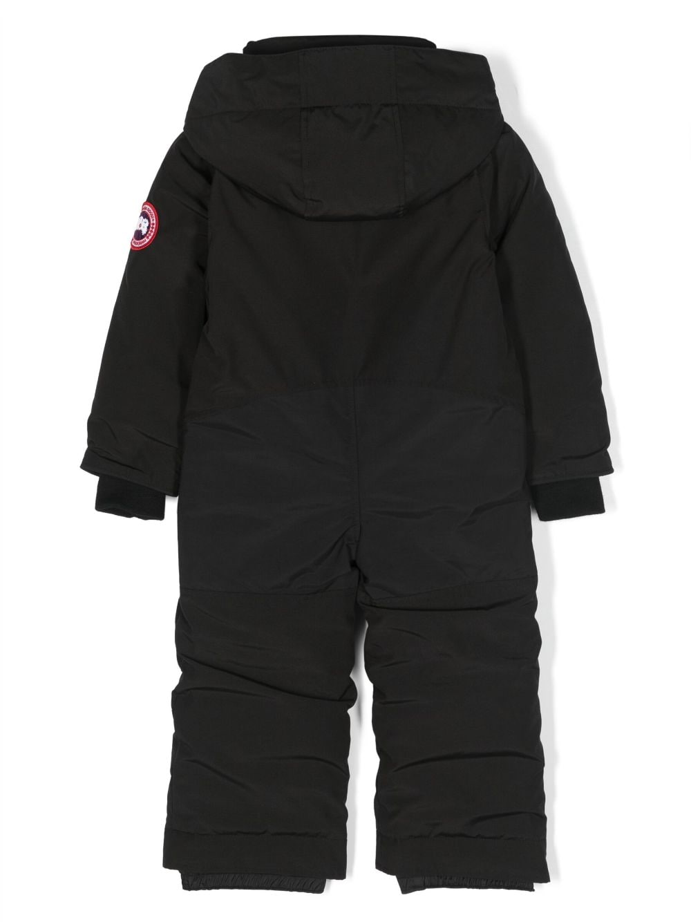 Shop Canada Goose Logo-patch Hooded Tracksuit In Black
