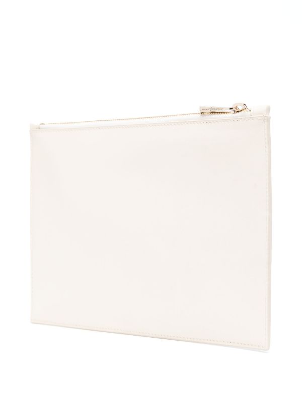 Large white 2025 clutch bag