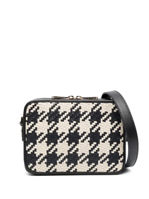 Sac à bandoulière à motif pied-de-poule - Aspinal Of London - Modalova
