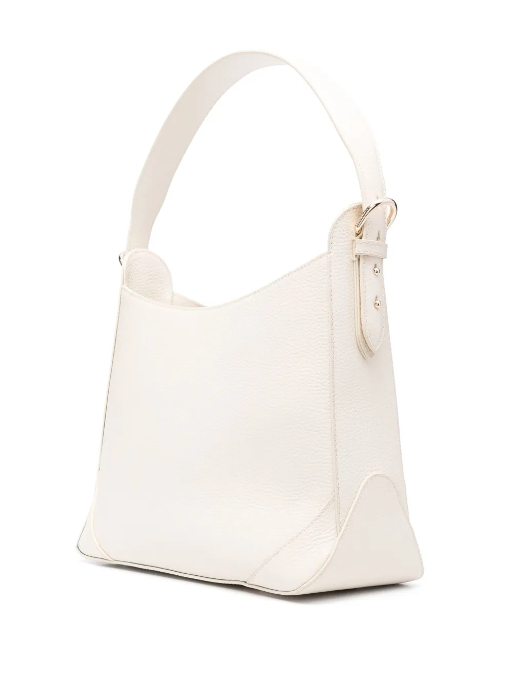 Shop Aspinal Of London Hobo Logo-print Tote Bag In Nude