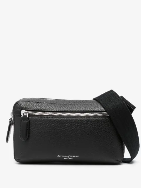 Aspinal Of London Reporter Compact leather crossbody bag