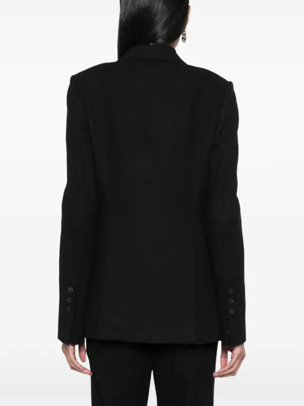 Rick Owens narrow-lapels single-breasted Blazer | Black | FARFETCH