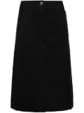 Lanvin pleated tailored midi skirt - Black