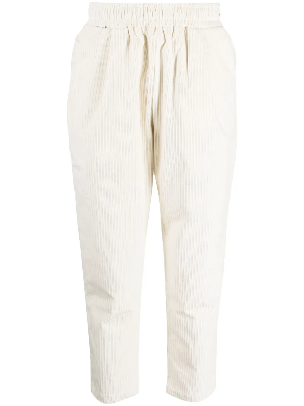 Family First ribbed tapered trousers
