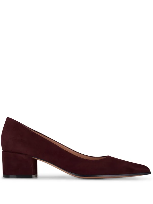 Gianvito Rossi Piper 45mm スエードパンプス | レッド