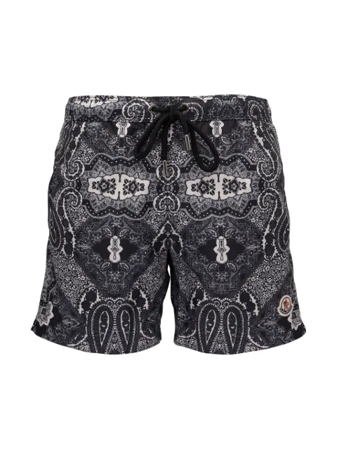Moncler paisley-print swim shorts