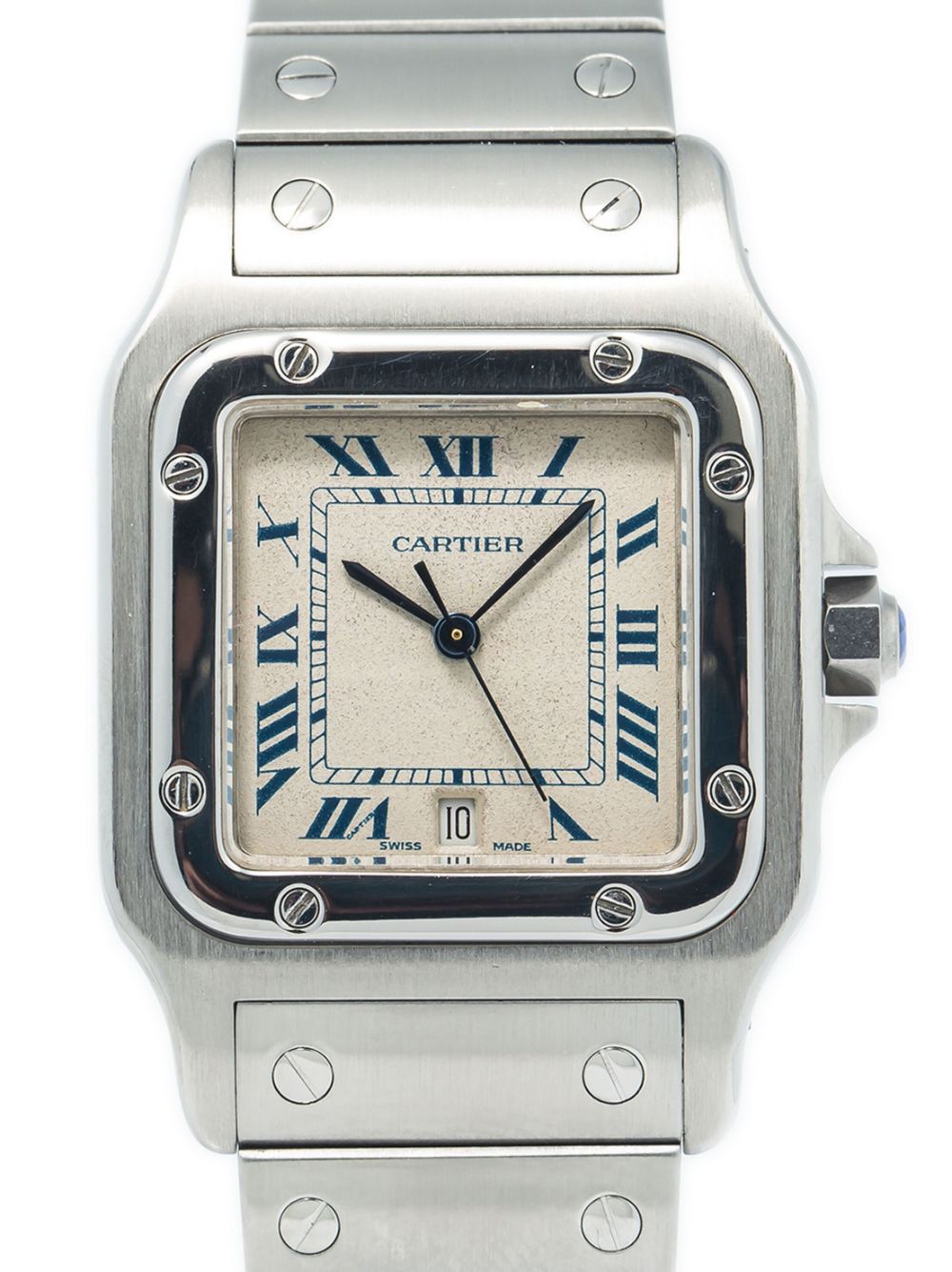 Cartier pre-owned Santos Galbee 29mm - OFF-WHITE