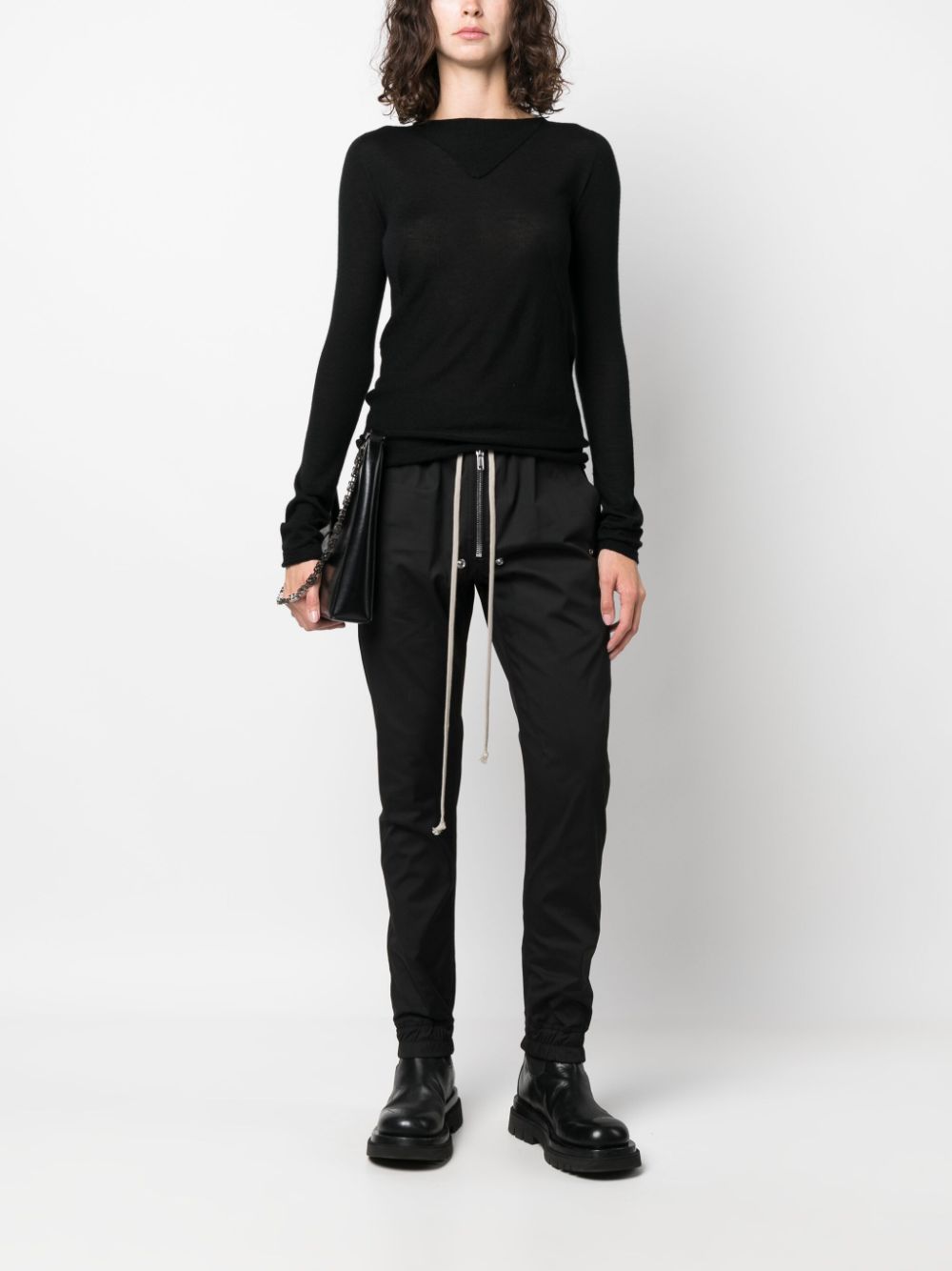 Rick Owens Bela trainingsbroek met trekkoord - Zwart