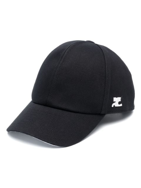 Courrèges gorra con logo bordado