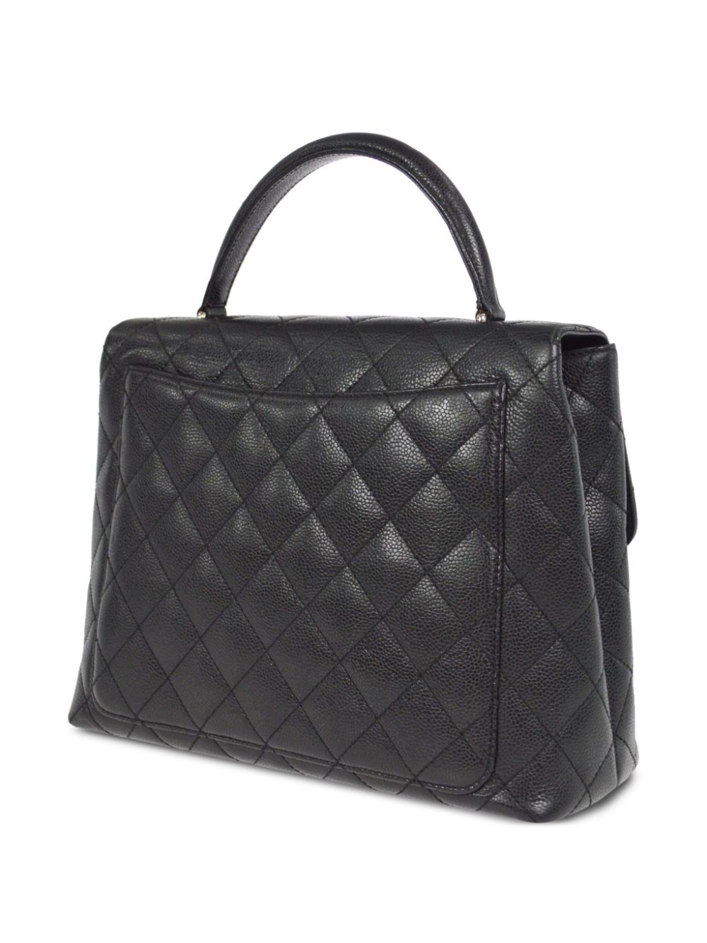 CHANEL Pre-Owned 2000 CC gewatteerde handtas - Zwart