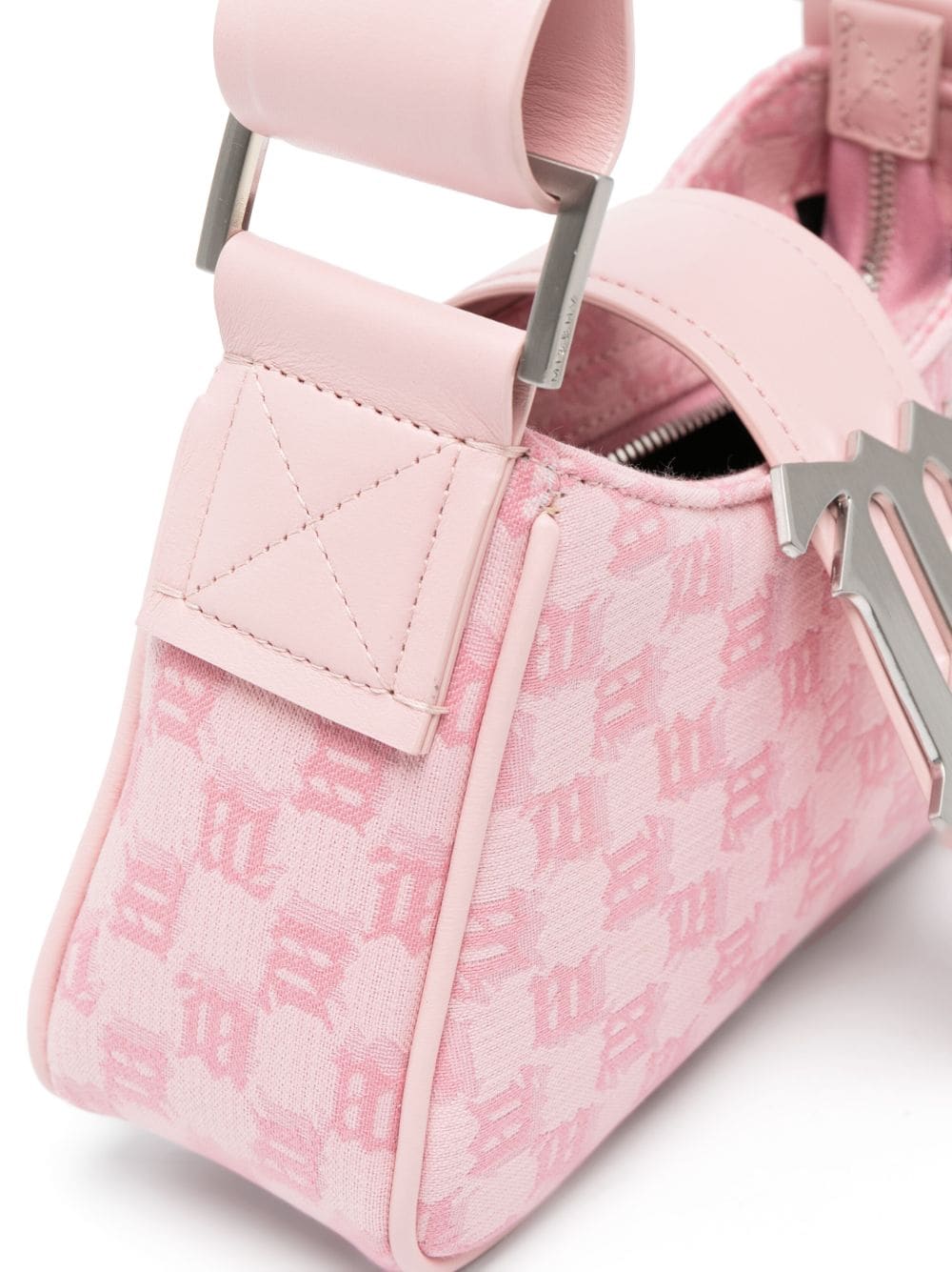 Misbhv Jaquard Monogram 90s Mini Bag In Bubblegum