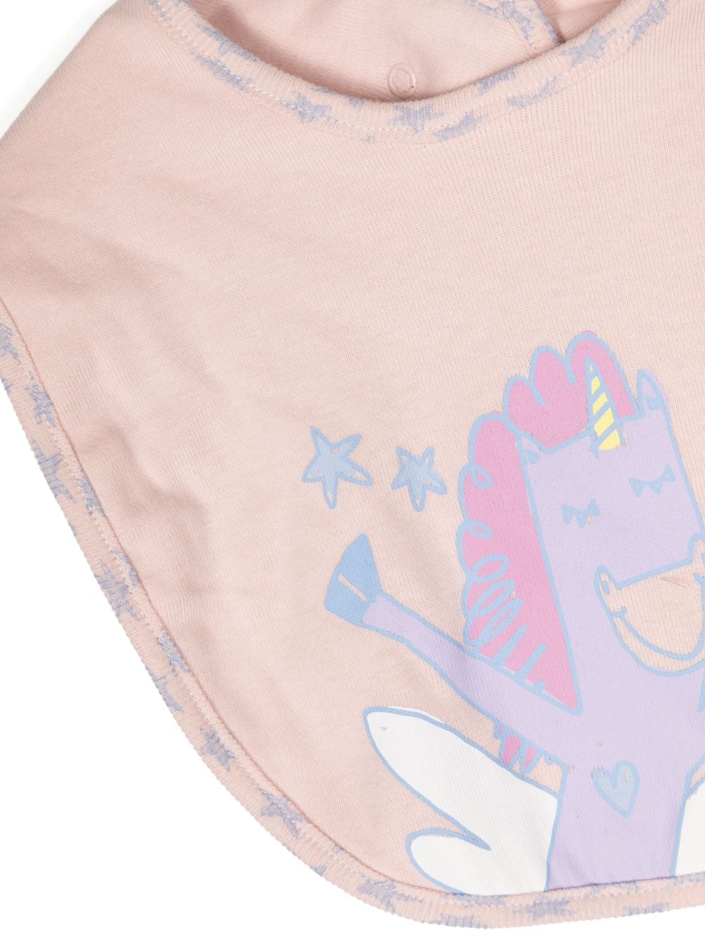 Shop Stella Mccartney Unicorn-print Babygrow Set (set Of Two) In Pink