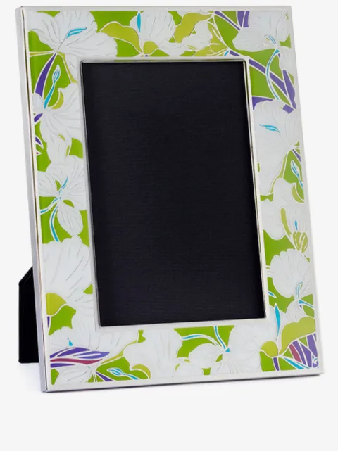 Shanghai Tang floral-print photo frame