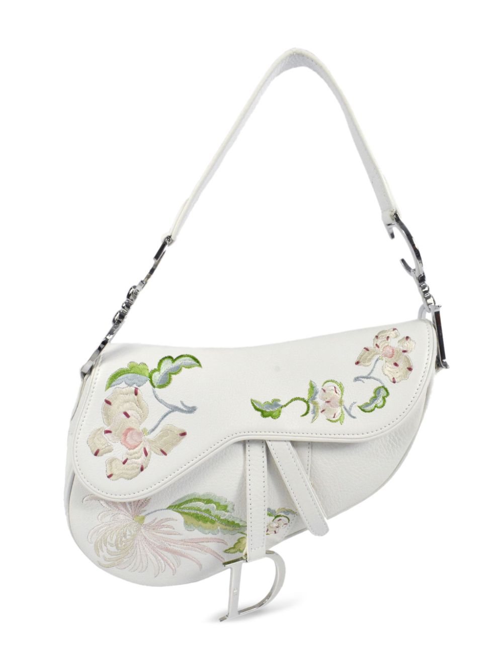 Christian Dior 2005 pre-owned Embroidered Saddle Bag - Farfetch