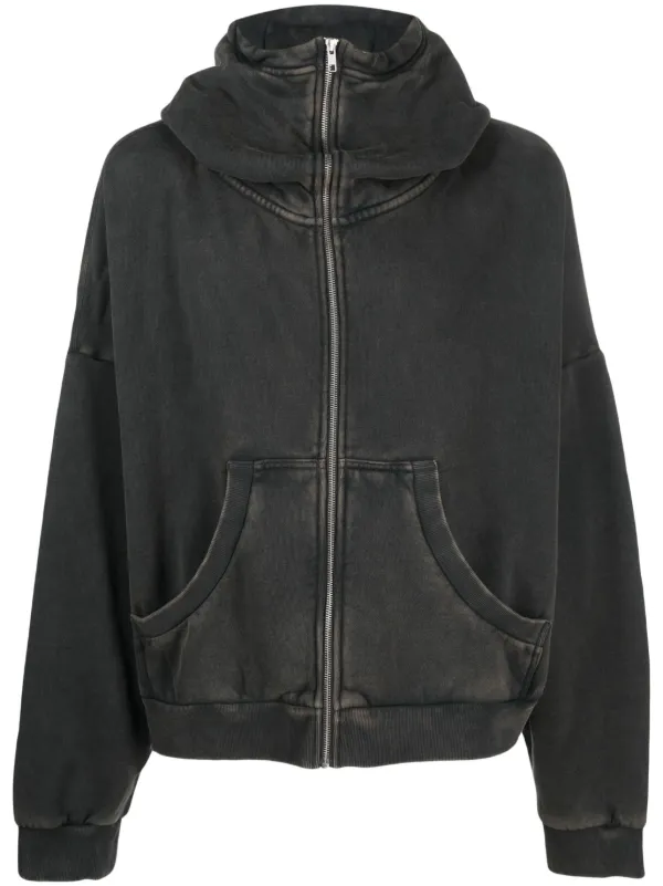 ENTIRE STUDIOS zip-fastening Cotton Hoodie - Farfetch