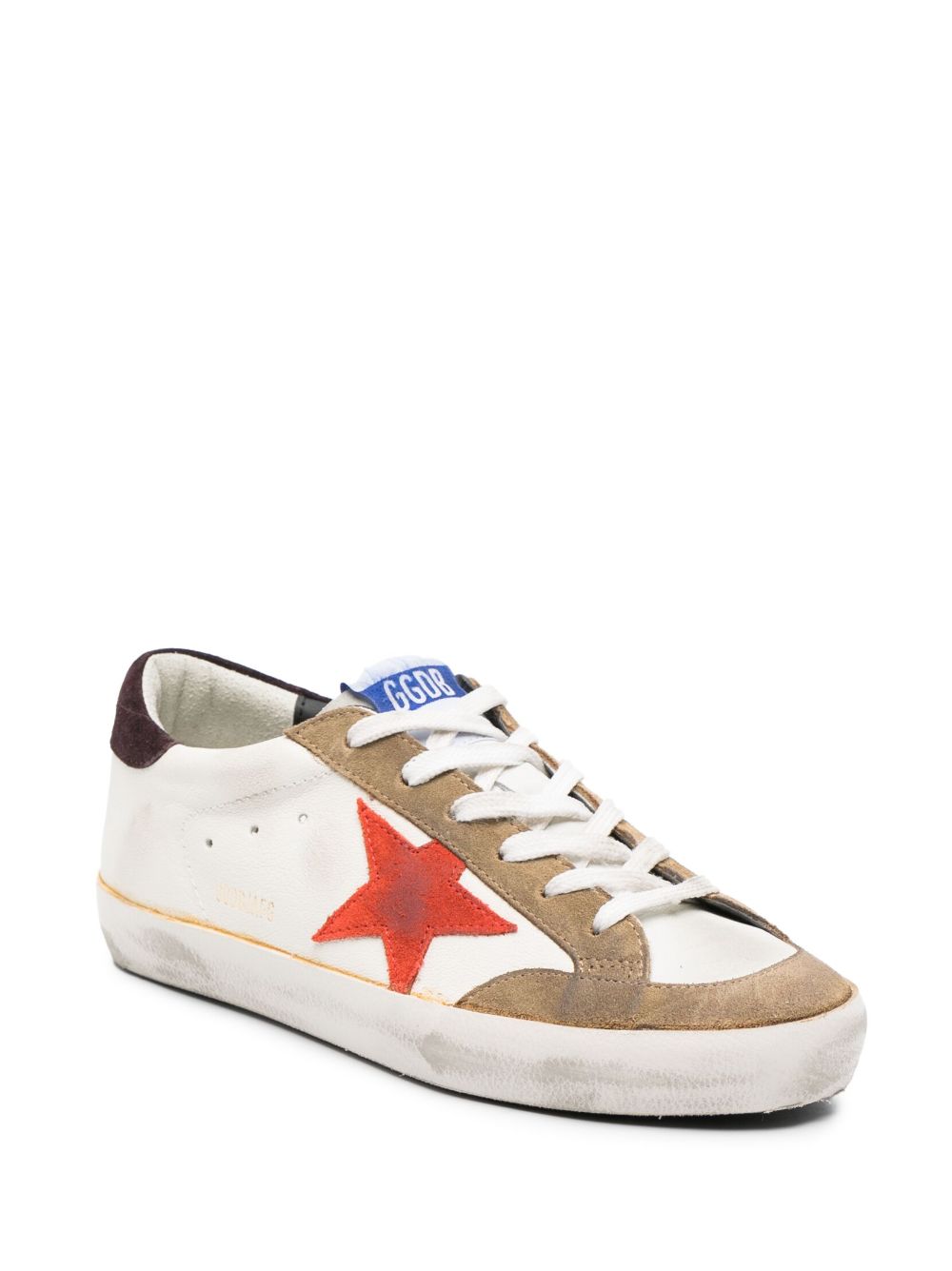 Golden Goose Super-Star leather sneakers - Wit