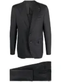 Tagliatore single-breasted virgin wool suit - Grey