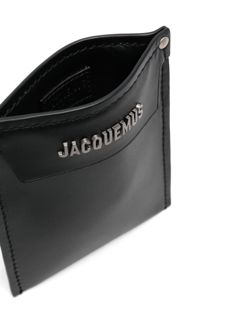 Shop Jacquemus Le Porte Poche Meunier Wallet In Black
