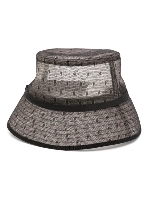 RED Valentino polka-dot mesh bucket hat