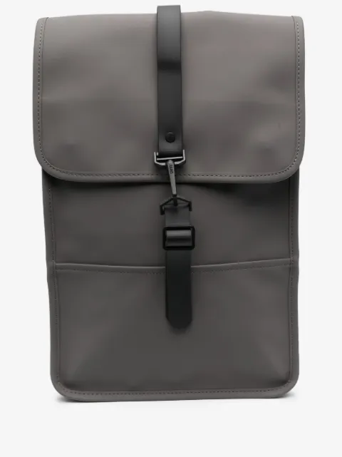 Rains carabiner-fastening waterproof backpack