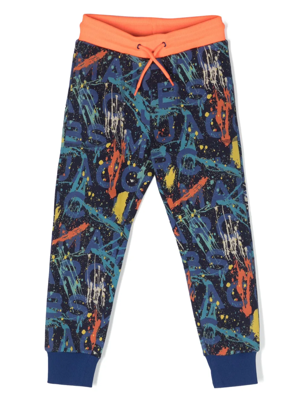 Marc Jacobs Kids logo-print drawstring track pants - Blue