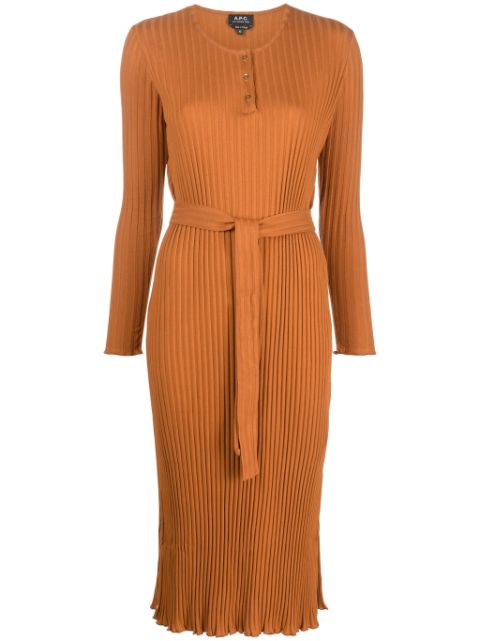 A.P.C. Sandi ribbed knit dress