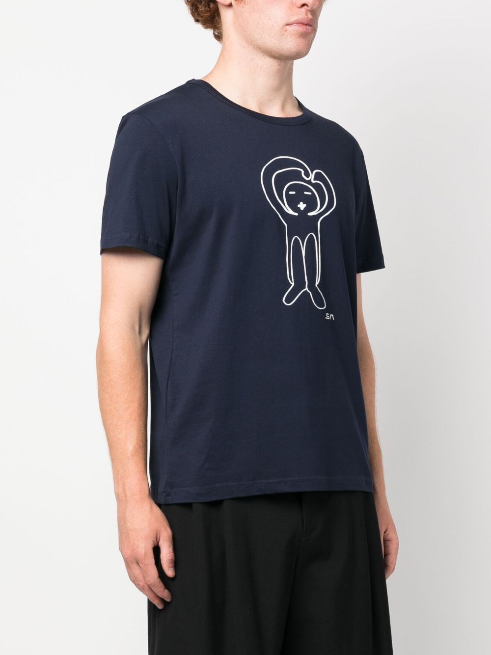 Société Anonyme Graphic-Print Cotton T-Shirt