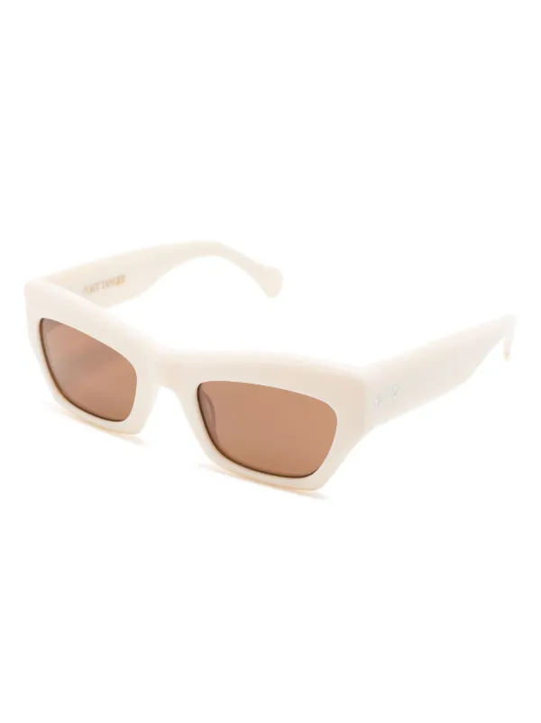 Port Tanger Ayreen cat-eye Sunglasses | White | FARFETCH HK