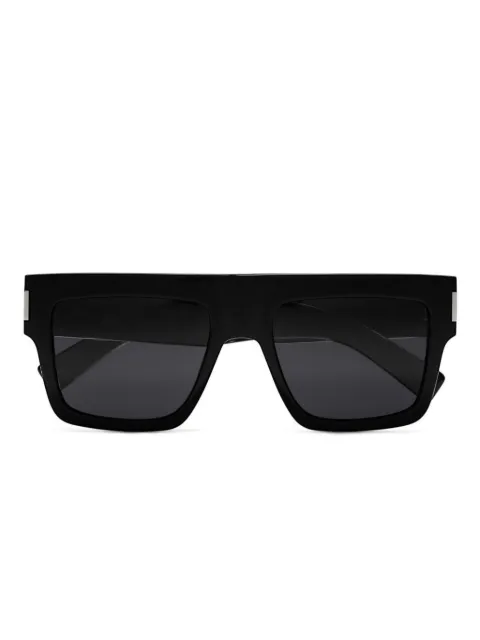 Saint Laurent Eyewear logo-plaque square sunglasses