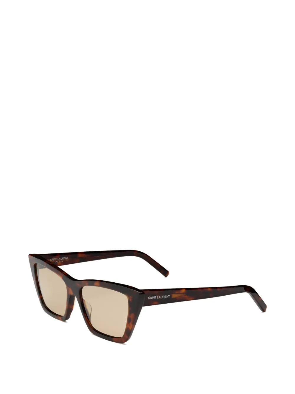 Saint Laurent Eyewear Occhiali da sole Mica cat-eye - Marrone