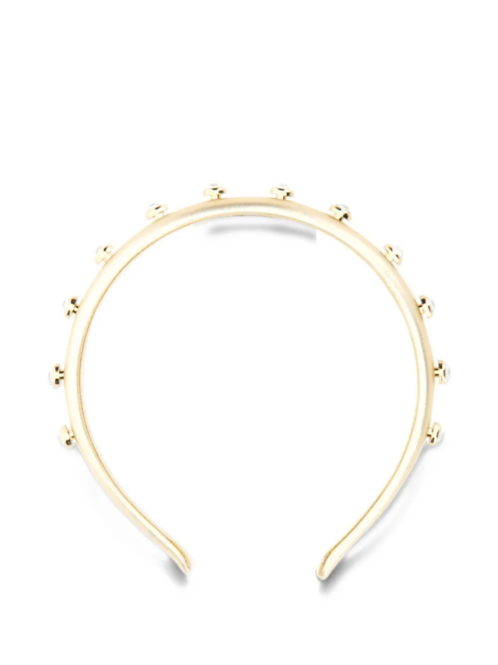 RED(V) crystal-embellished padded headband - Oro