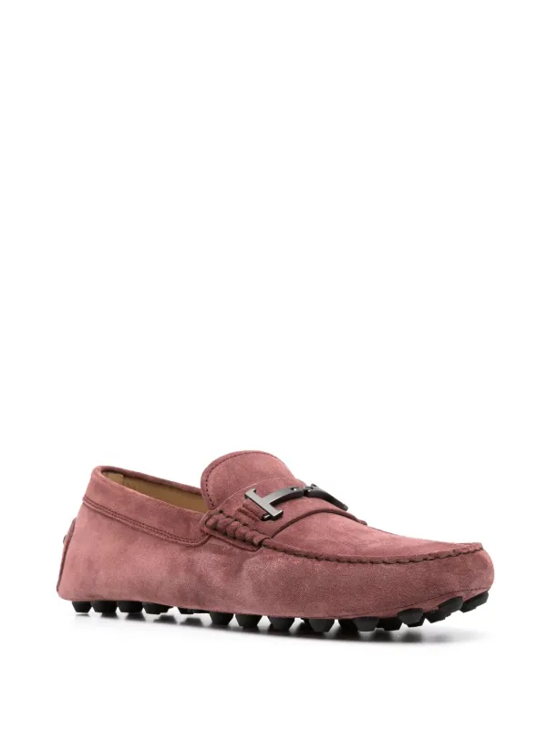 Tod's hot sale nubuck loafers