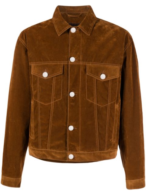 ETRO logo-embroidered cotton jacket Men