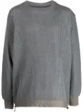 White Mountaineering crew-neck cotton jumper - Grey