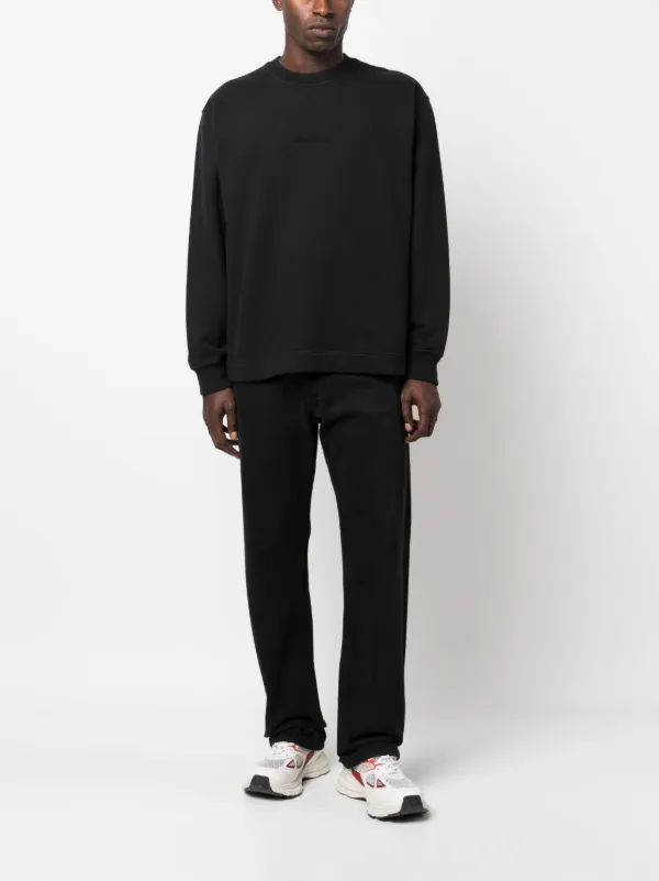 Stone Island ロゴ スウェットシャツ | ブラック | FARFETCH JP