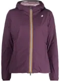 K-Way R&D hooded puffer jacket - Purple