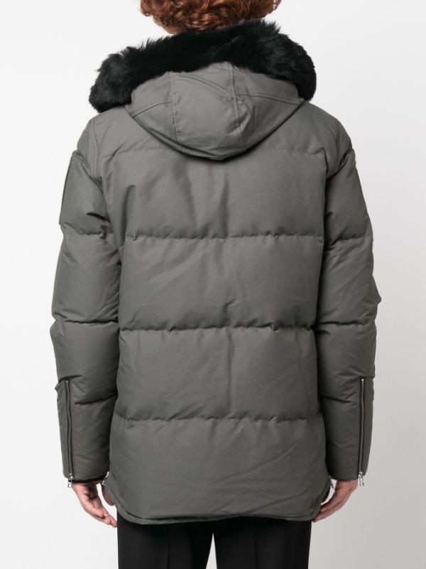 Moose Knuckles logo-patch Puffer Jacket - Farfetch