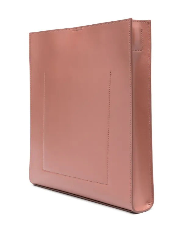 Jil Sander Medium Tangle Leather Shoulder Bag | Pink | FARFETCH