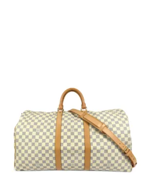 Louis vuitton travel bag white hot sale