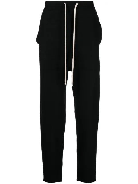 Rick Owens pantalones de cachemira con cordones en la pretina