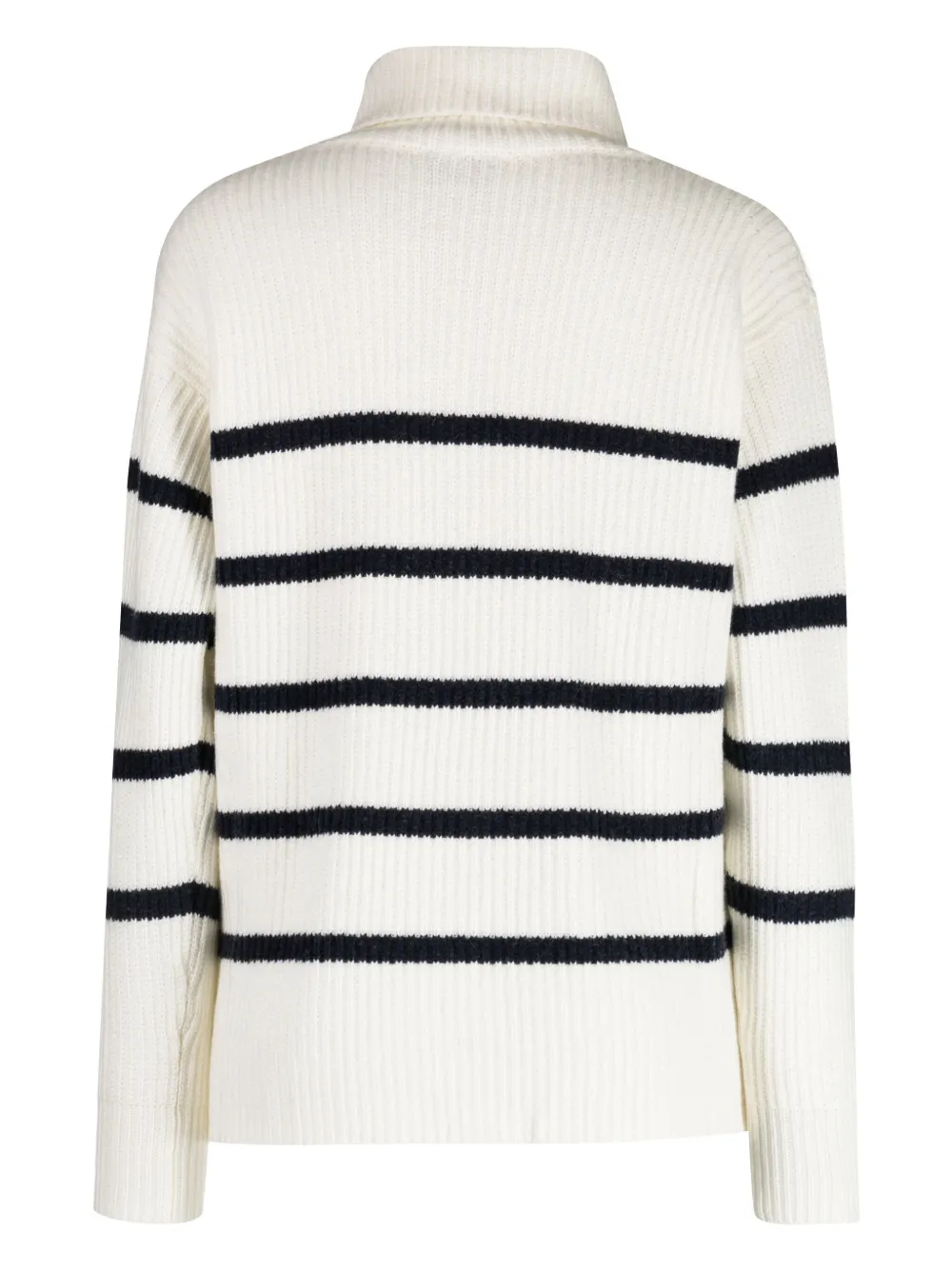 Joshua Sanders striped roll-neck jumper - Wit