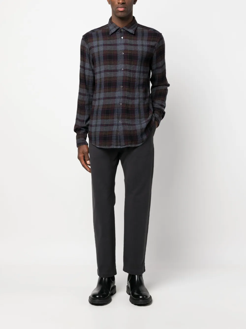 Barena elasticated-waist tapered trousers - Blauw