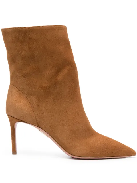 Aquazzura Matignon 75mm suede boots