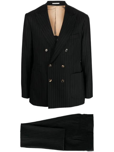 Brunello Cucinelli virgin wool pinstripe suit