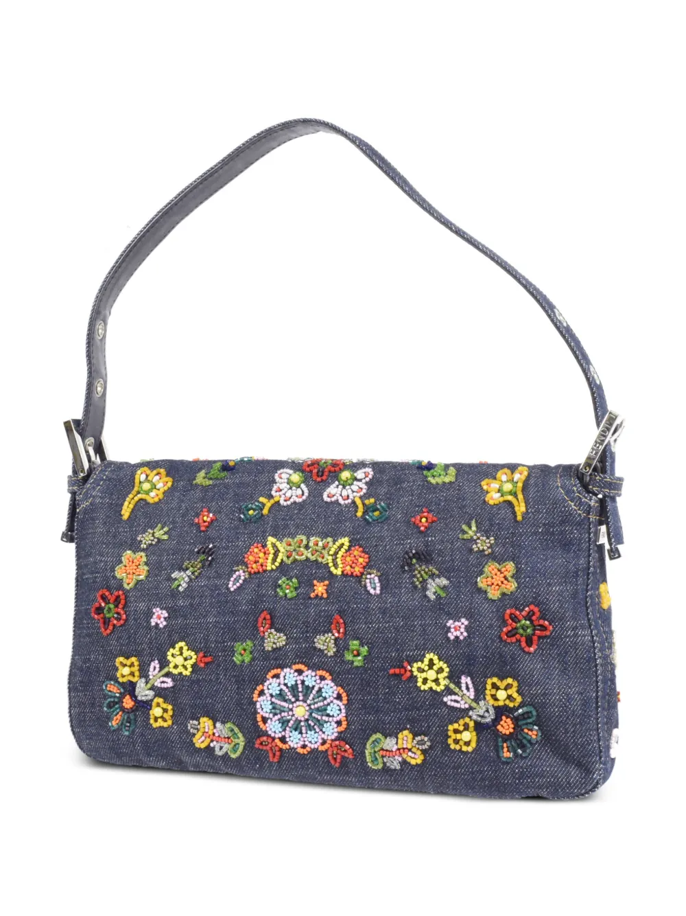 Fendi Pre-Owned 1990-2000s Mamma Baguette schoudertas - Blauw